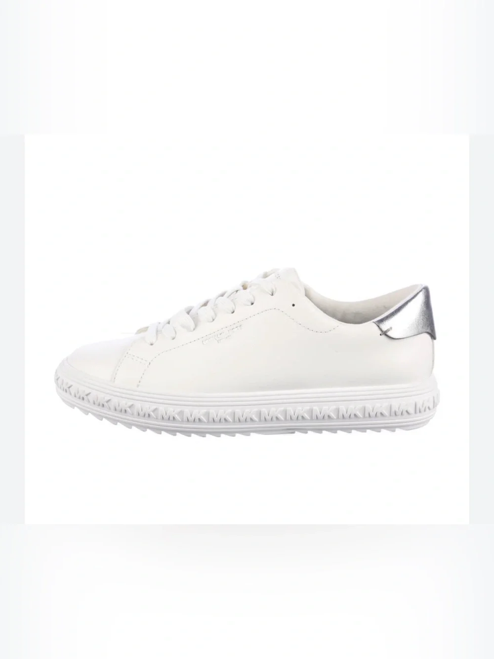 Michael Kors White Leather Low-Top Sneakers Classic casual elevated luxury cool